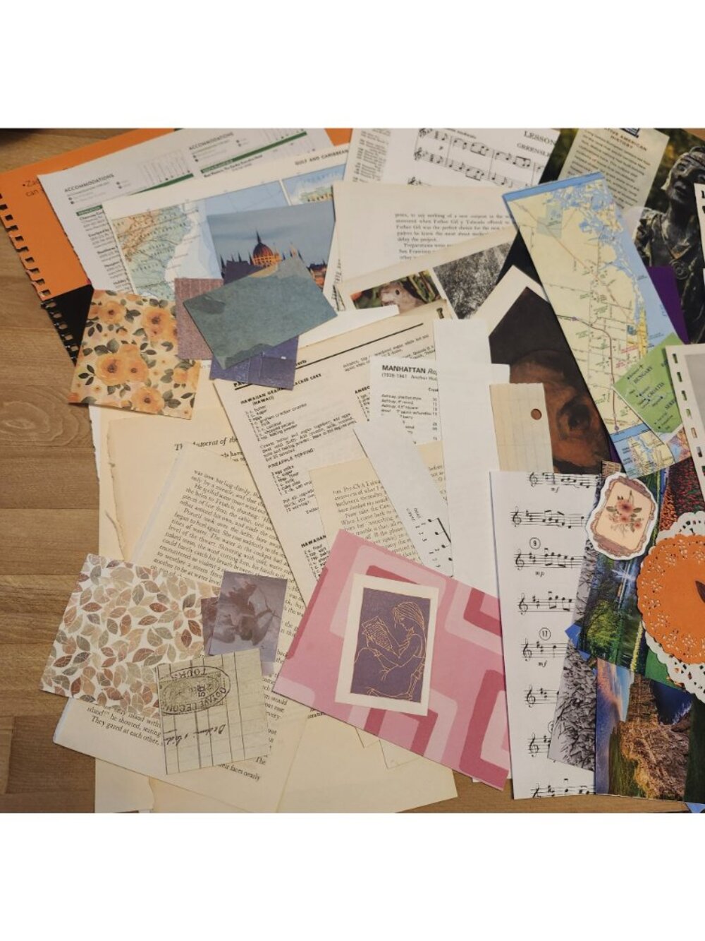 70 + Piece Ephemera Lot Junk Journal Scrapbooking Paper Supplies Mixed Bundle - Picture 4 of 5